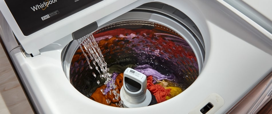 open whirlpool washer